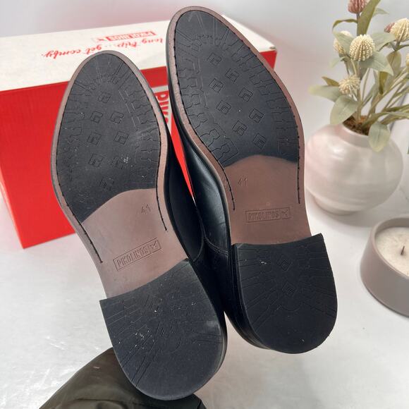 Pikolinos Bristol Oxford Leather Lace-Up Shoes Classic Black Men's 8/EU 41 - Picture 8 of 10